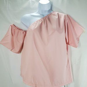 Women's Pink One-Shoulder blouses